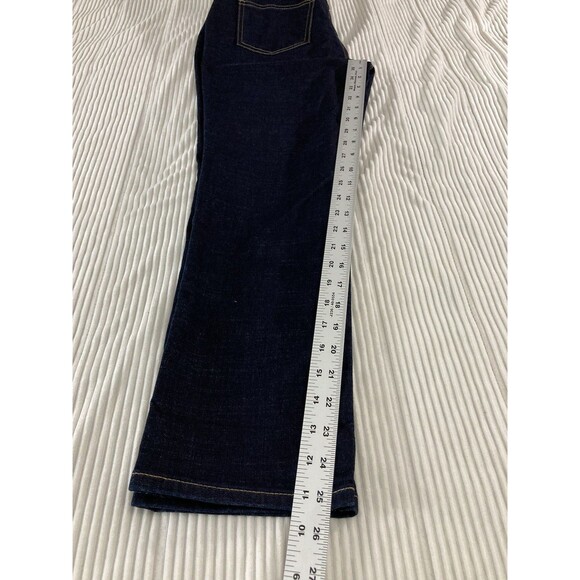 Chico’s Jeans 4 Blue Slimming Girlfriend Crop Denim Pants Casual Preppy Chic - Picture 10 of 11